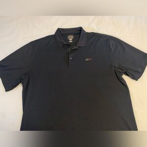 Greg Norman Collection Black Polo Shirt